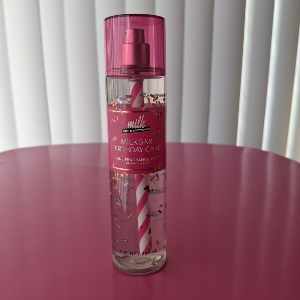 Bath & Body Works MILK BAR BIRTHDAY CAKE Fine Fragrance Mist 8 oz